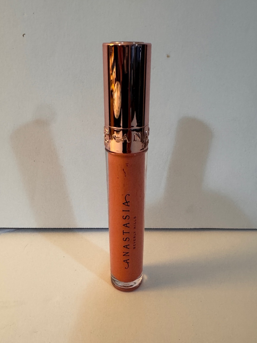 Anastasia Beverly Hills Lip Gloss Coral Lip Glass AS-IS 0.15 Fl Oz